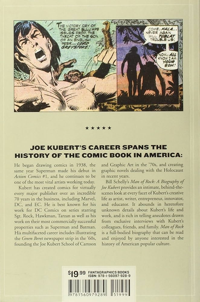 Amazon.com: Man of Rock: A Biography of Joe Kubert
